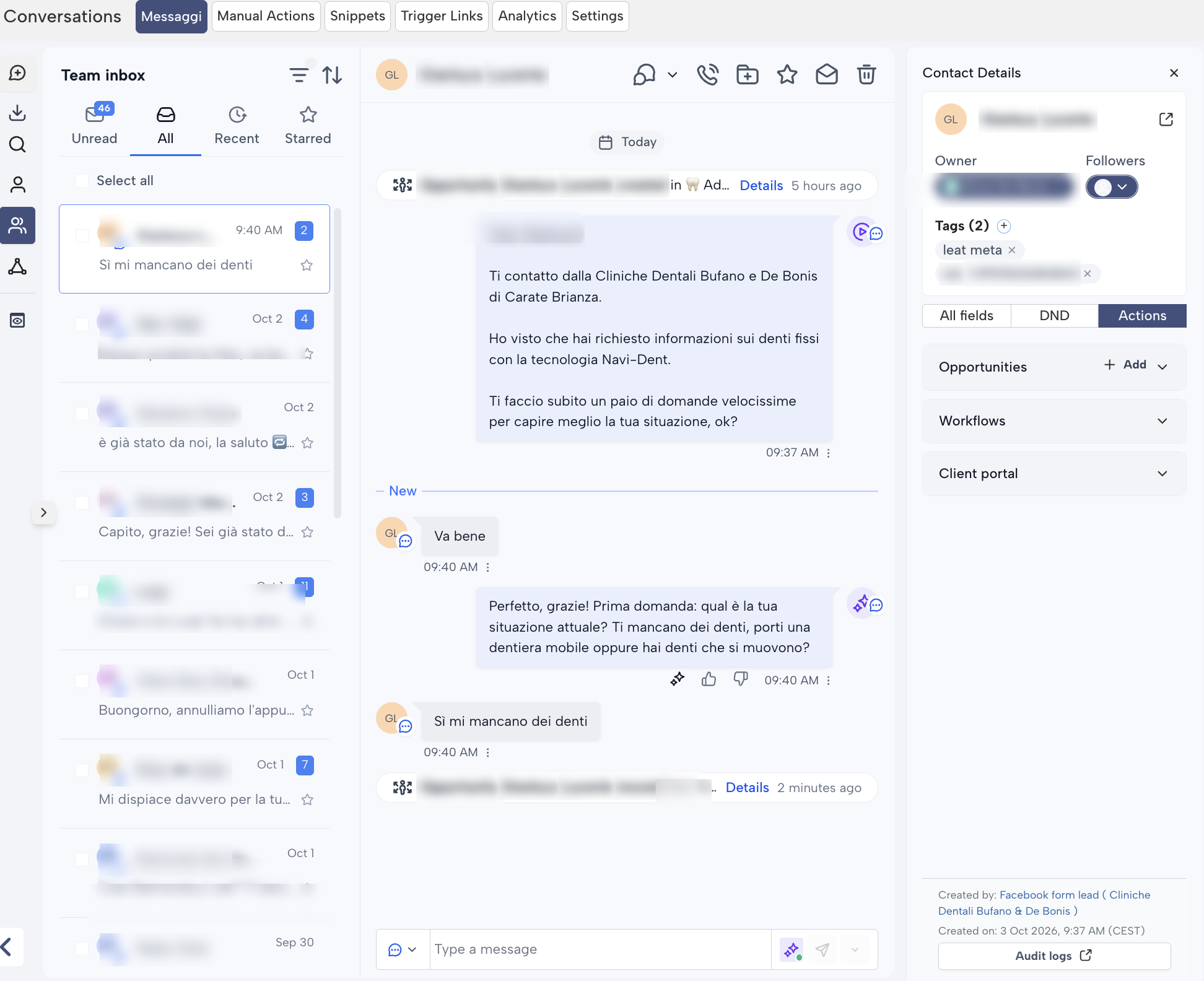 12 — Conversazioni