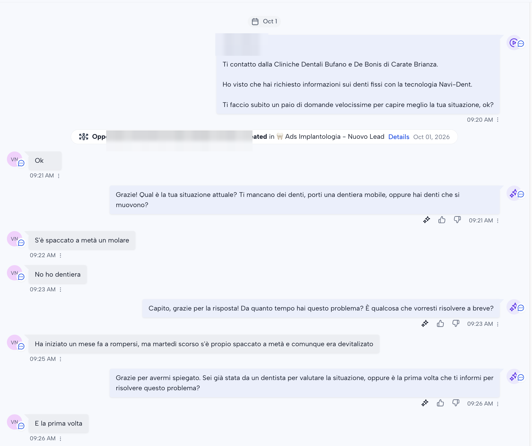 09 — Conversazione automatica