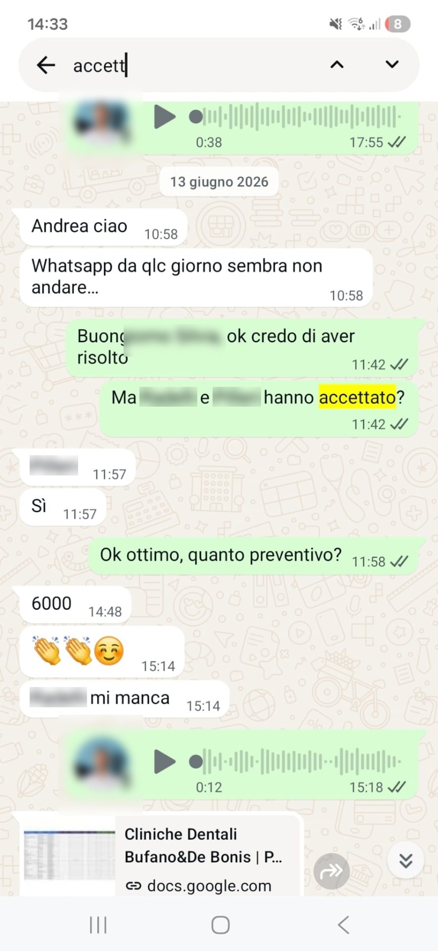 WhatsApp con lo studio — 4