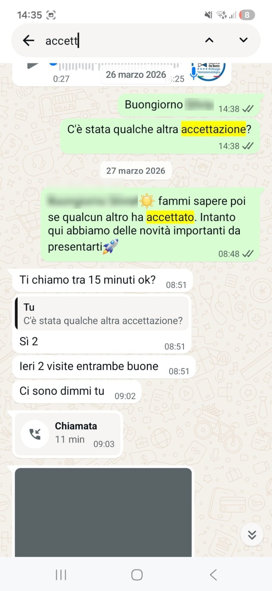 WhatsApp con lo studio — 3